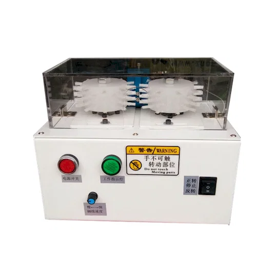 Kabel Perisai Jalinan Brushing Mesin BB-1525 - Mesin Berus Wayar Separuh Auto